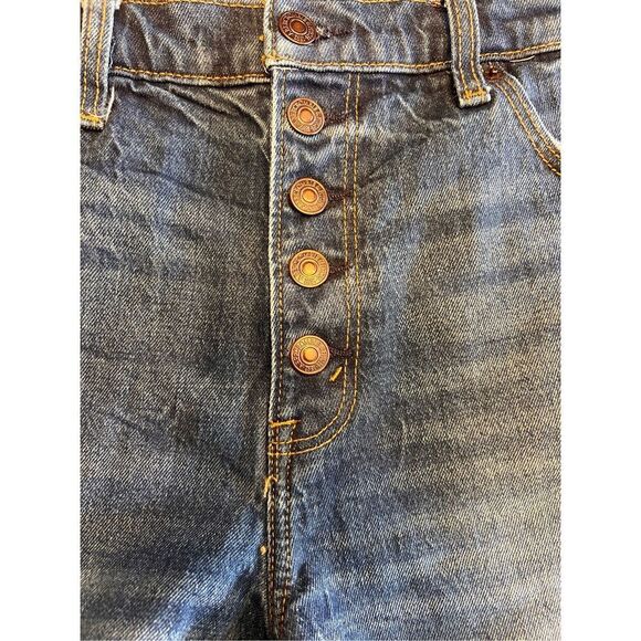 Abercrombie & Fitch woman’s 14 high rise button fly cut off shorty shorts summer - Picture 6 of 6